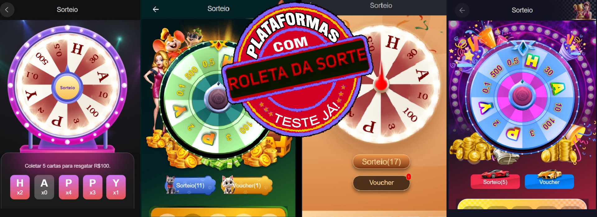 Com Roleta da sorte